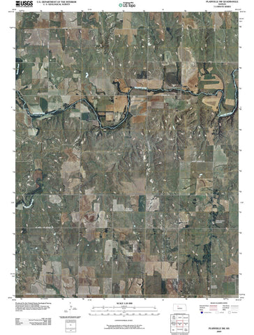 2009 Plainville, KS - Kansas - USGS Topographic Map