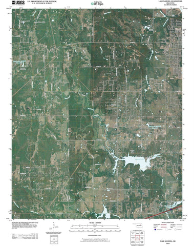2010 Lake Sahoma, OK - Oklahoma - USGS Topographic Map