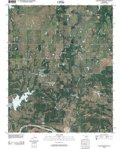 2010 Lake Holdenville, OK - Oklahoma - USGS Topographic Map