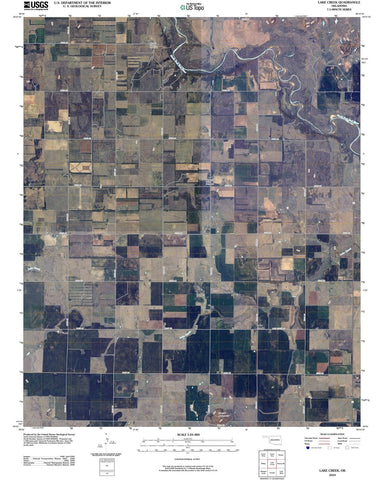 2010 Lake Creek, OK - Oklahoma - USGS Topographic Map