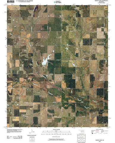 2010 Whites Lake, OK - Oklahoma - USGS Topographic Map