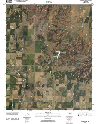 2010 Watonga Lake, OK - Oklahoma - USGS Topographic Map