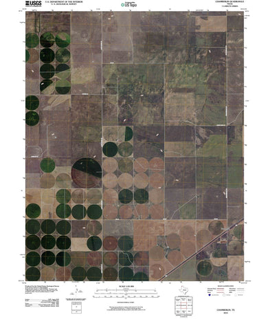 2010 Chamberlin, TX - Texas - USGS Topographic Map