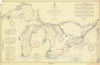 Historic Nautical Map - General Chart Of The Northern And Northwestern Lakes Including New York State Canals And Lake Champlain, 1921 NOAA Chart - Vintage Wall Art