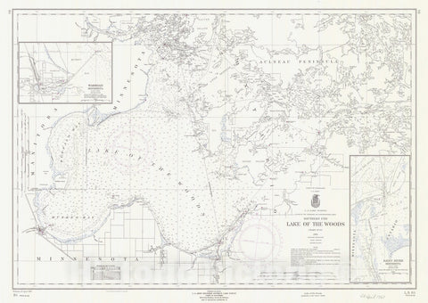 Historic Nautical Map - Lake Superior Coast Big Bay Point To Redridge, 1961 NOAA Chart - Vintage Wall Art