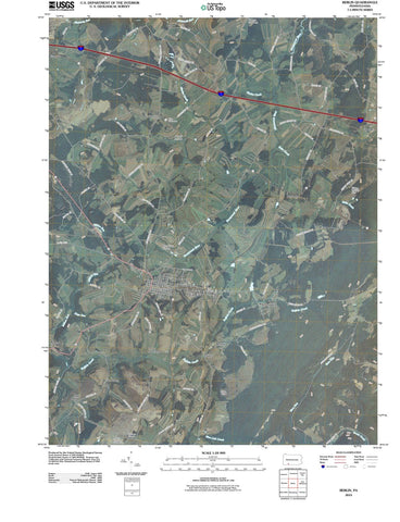 2010 Berlin, PA - Pennsylvania - USGS Topographic Map
