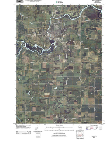 2010 Berlin, WI - Wisconsin - USGS Topographic Map
