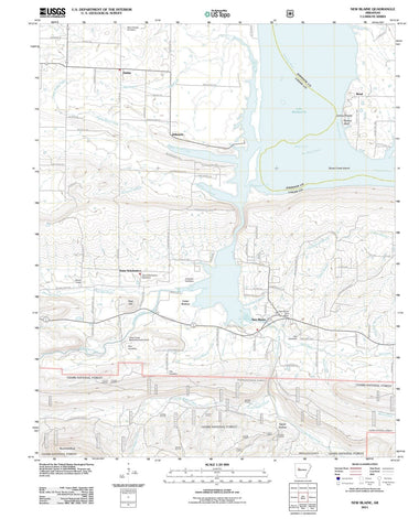 2011 New Blaine, AR - Arkansas - USGS Topographic Map