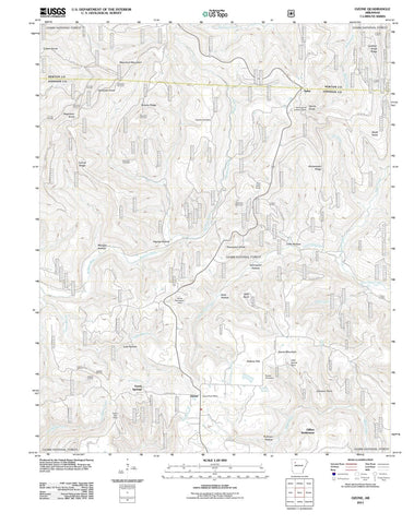 2011 Ozone, AR - Arkansas - USGS Topographic Map