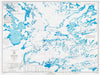Historic Nautical Map - Rainy Lake International Falls To Dryweed Island, 1971 NOAA Chart - Minnesota (MN) - Vintage Wall Art