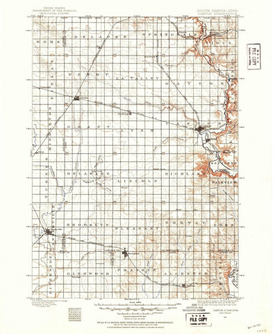 1897 Canton, SD - South Dakota - USGS Topographic Map