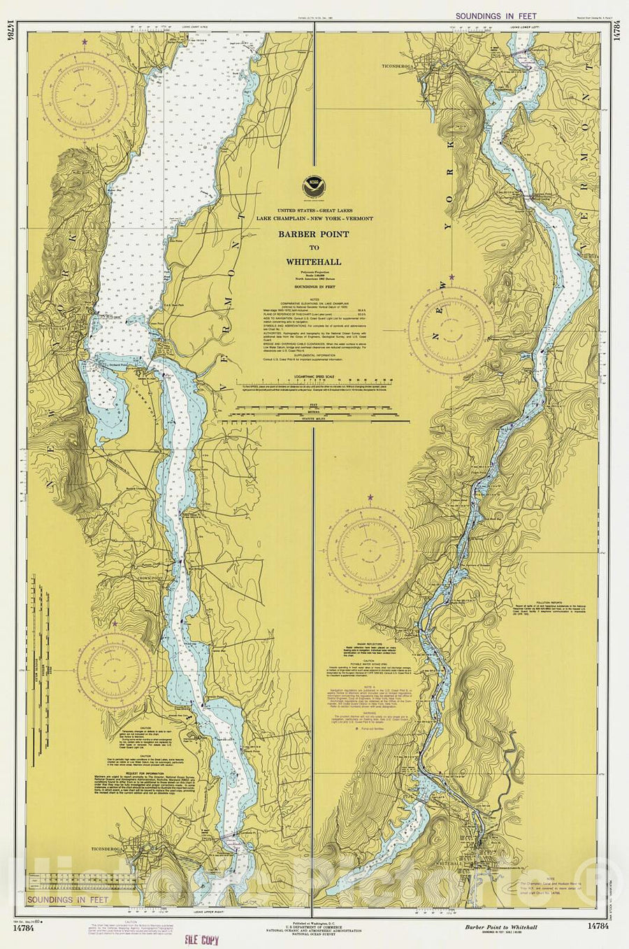 Historic Nautical Map - Barber Point To Whitehall, 1980 NOAA Chart - N ...