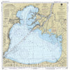 Historic Nautical Map - Lake St Clair, 1995 NOAA Chart - Michigan (MI) - Vintage Wall Art