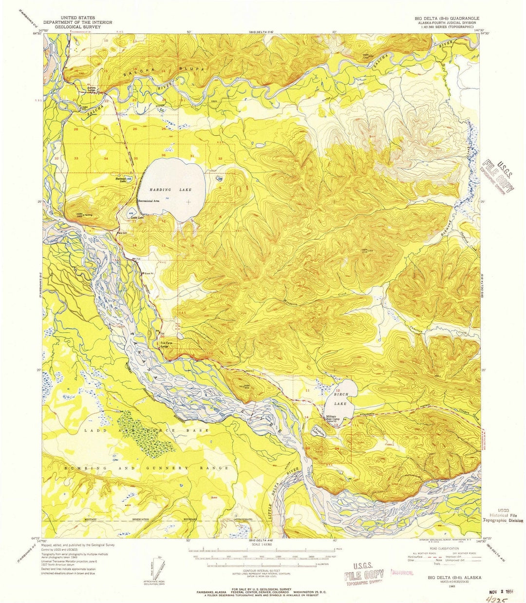 1949 Bigelta, AK - Alaska - USGS Topographic Map v3