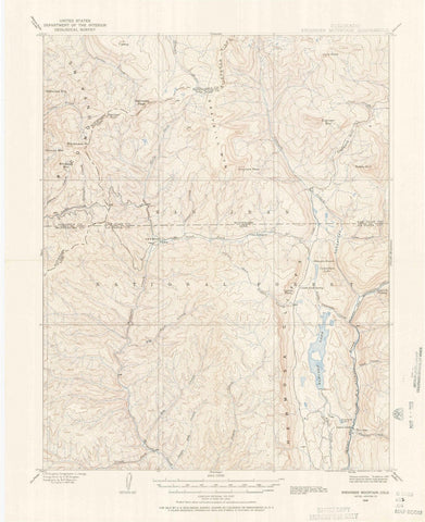 1898 Engineer Mountain, CO - Colorado - USGS Topographic Map