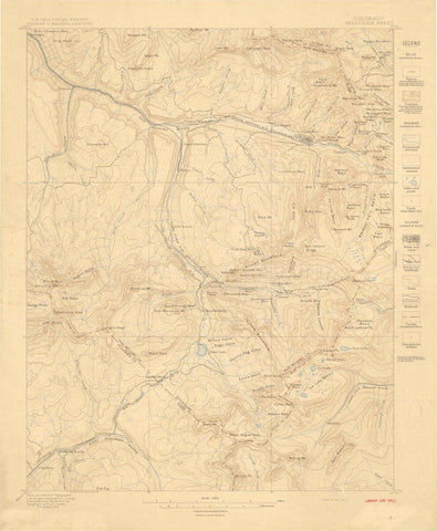1897 Telluride, CO - Colorado - USGS Topographic Map