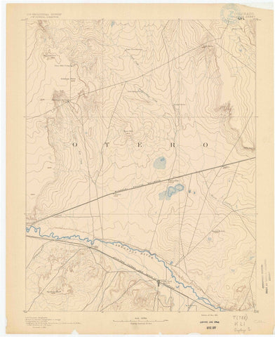 1891 CATLIN, CO - Colorado - USGS Topographic Map