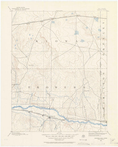 1890 Granada, CO - Colorado - USGS Topographic Map
