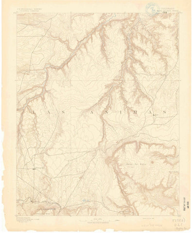 1891 Mesae Maya, CO - Colorado - USGS Topographic Map