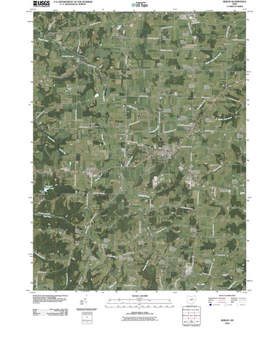 2010 Berlin, OH - Ohio - USGS Topographic Map