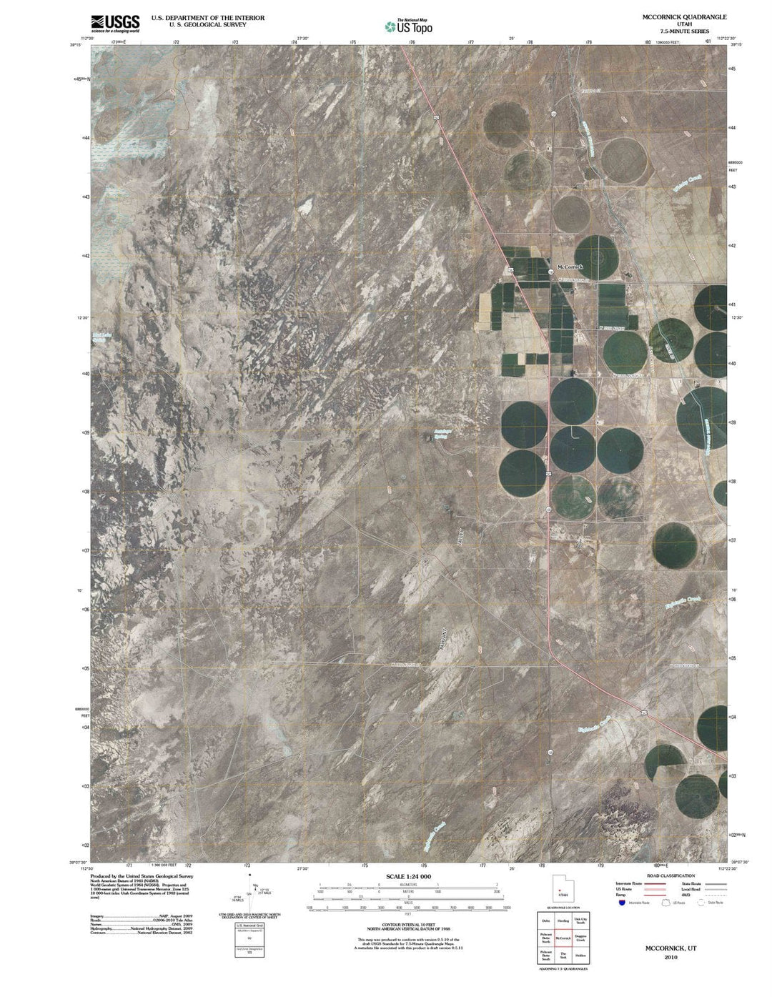 2010 McCornick, UT - Utah - USGS Topographic Map
