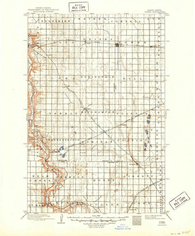 1897 Tower, ND - North Dakota - USGS Topographic Map