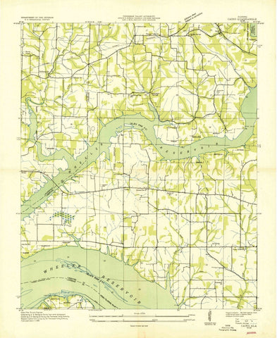 1936 Cairo, AL - Alabama - USGS Topographic Map