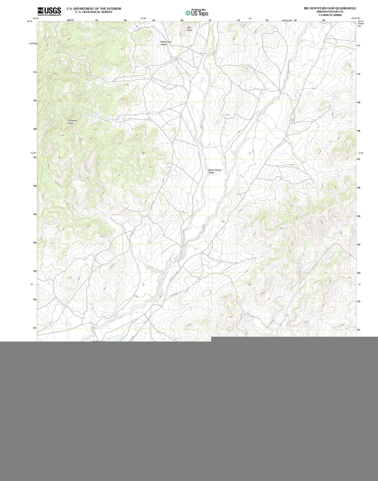 2011 Big Mountainam, AZ - Arizona - USGS Topographic Map