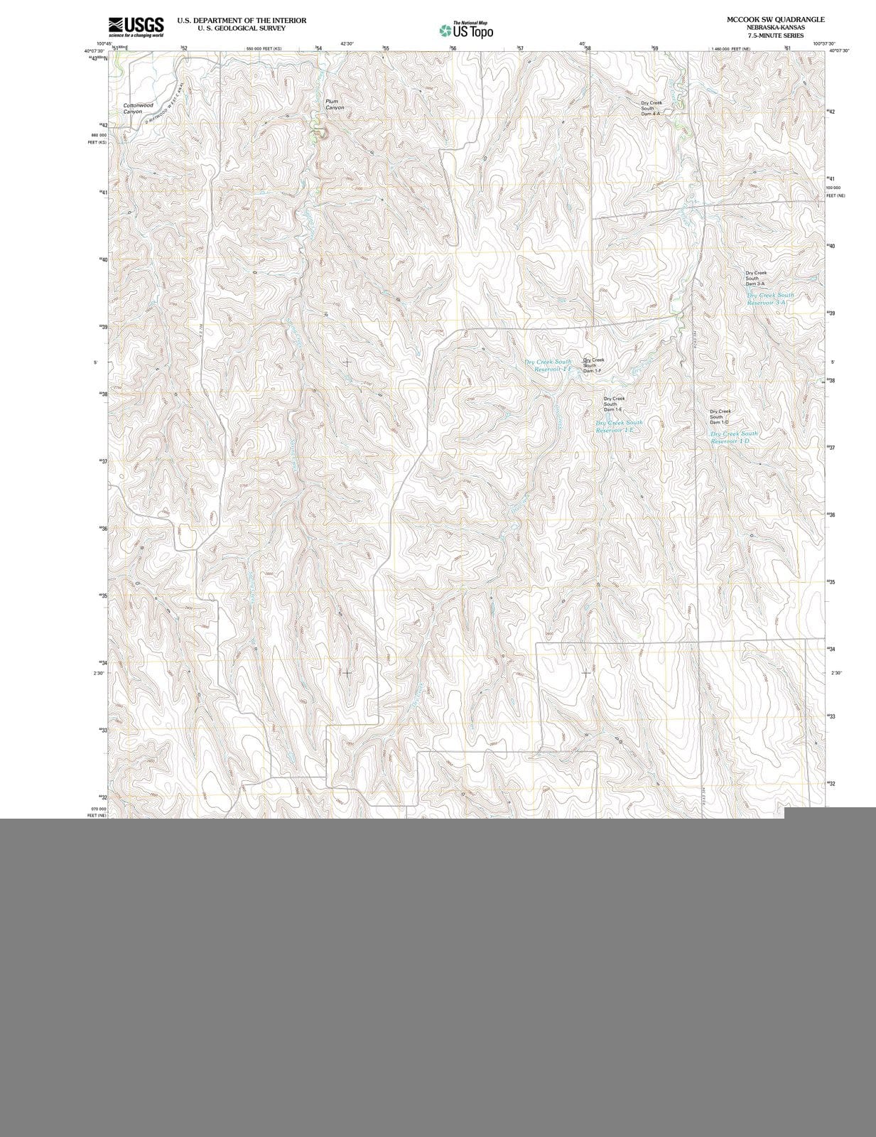 2011 McCook, NE - Nebraska - USGS Topographic Map v2