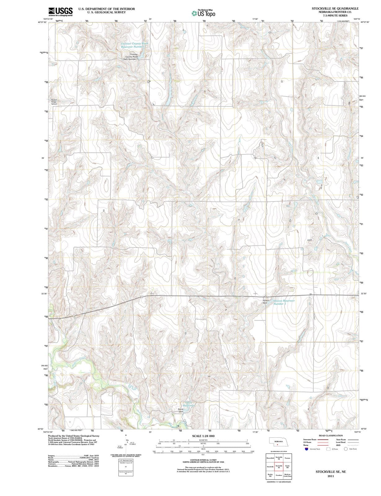 2011 Stockville, NE - Nebraska - USGS Topographic Map v3