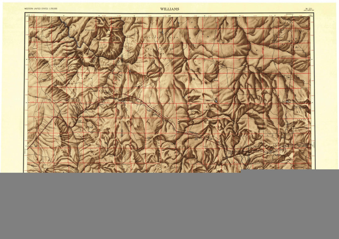 1948 Williams, AZ - Arizona - USGS Topographic Map