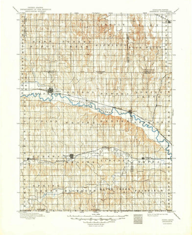1896 Arapahoe, NE - Nebraska - USGS Topographic Map