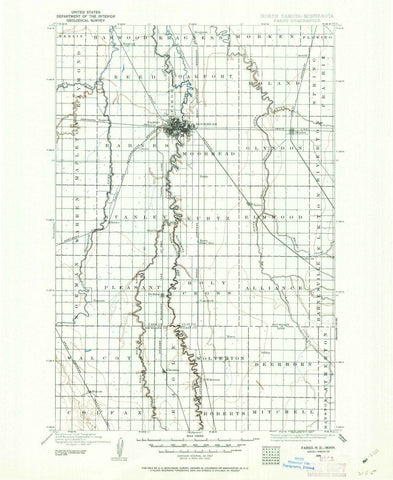 1895 Fargo, ND  - North Dakota - USGS Topographic Map