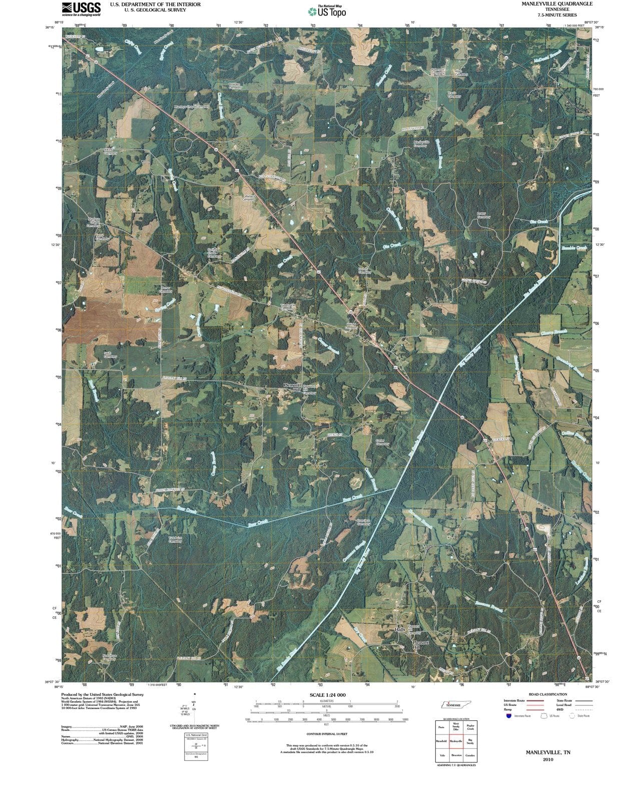 2010 Maryville, TN - Tennessee - USGS Topographic Map