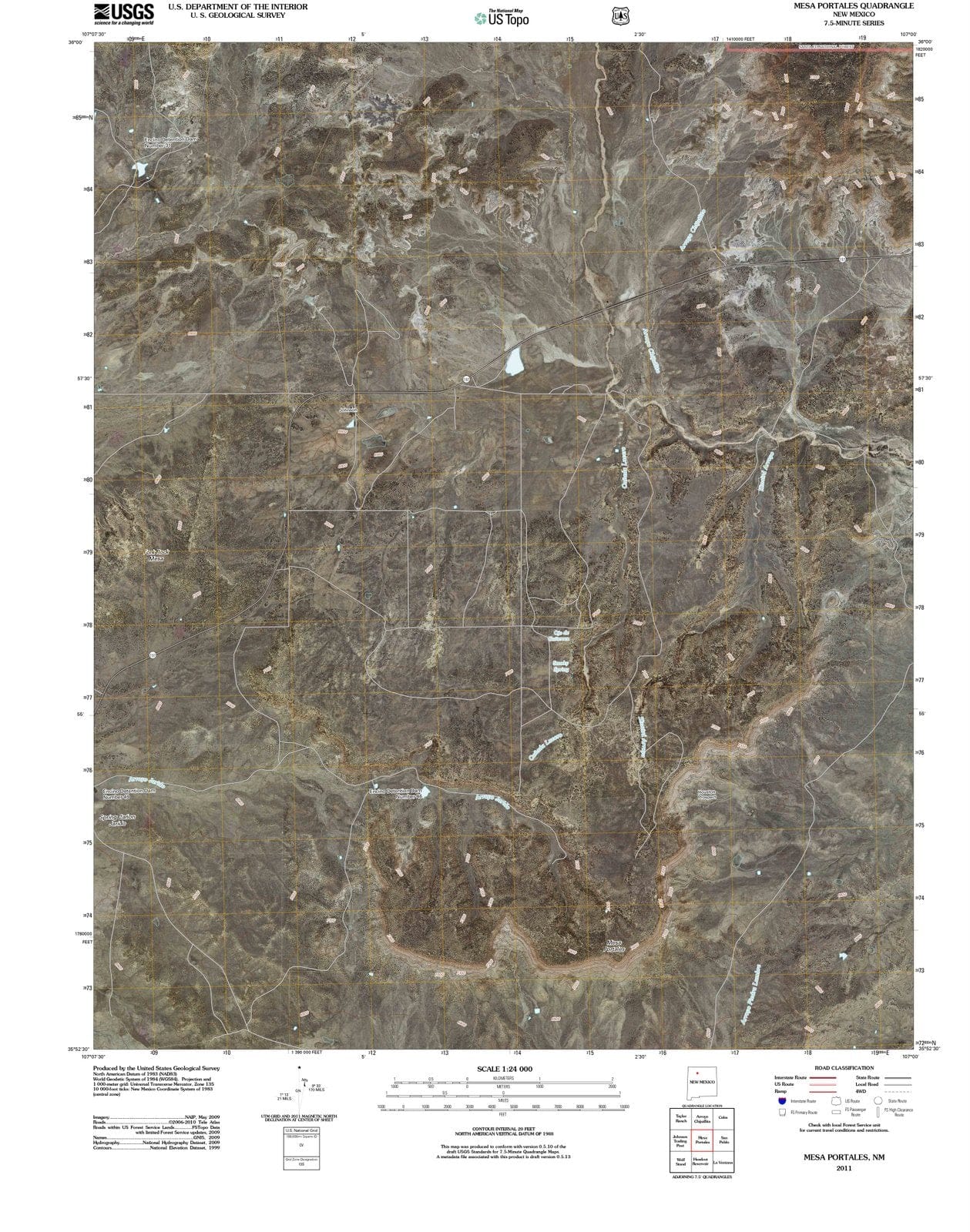 2011 Portales, NM - New Mexico - USGS Topographic Map