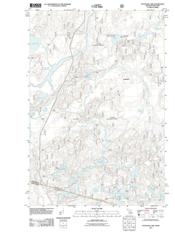 2011 Stateline Lake, MI - Michigan - USGS Topographic Map