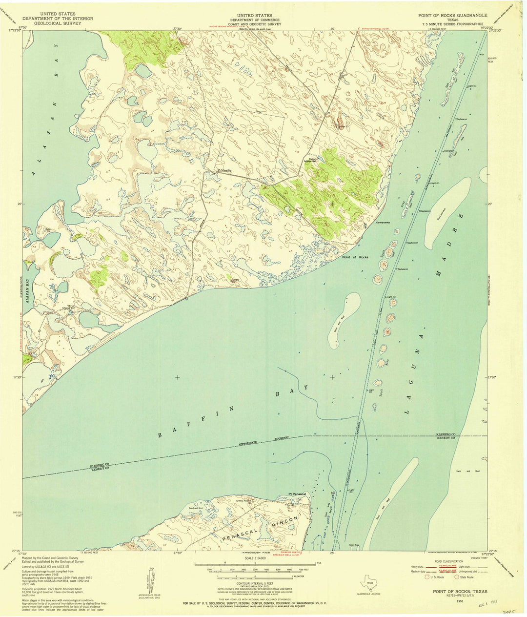 1951 Point of Rocks, TX - Texas - USGS Topographic Map