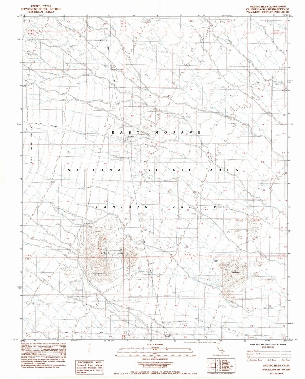 1984 Grotto Hills, CA - California - USGS Topographic Map