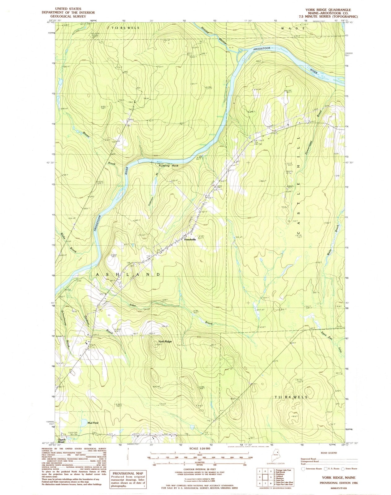1986 York, ME - Maine - USGS Topographic Map