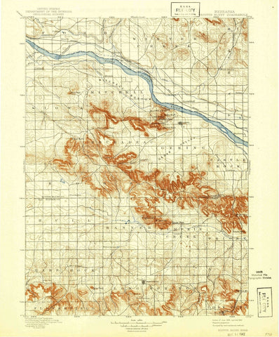 1898 Scottsbluff, NE - Nebraska - USGS Topographic Map