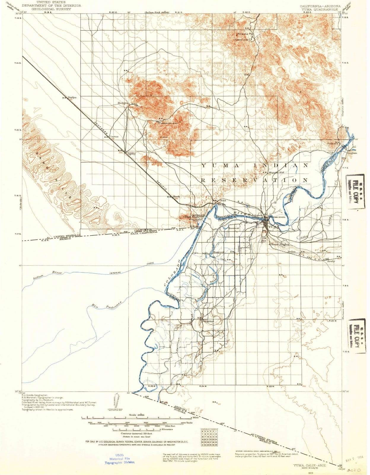 1903 Yuba, CA - California - USGS Topographic Map
