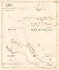 Historic Map : 1800 A Map of some of the first inhabited Provinces : Vintage Wall Art