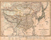 Historic Map : 1839 Das Chinesische Reich Mit Seinen Schutzstaaten, nebst dem Japanischen Inselreiche : Vintage Wall Art