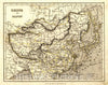 Historic Map : 1845 Chine et Japan : Vintage Wall Art