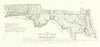 Historic Map : 1840 A Plat Exhibiting the State of the Surveys in the Territory of Florida : Vintage Wall Art