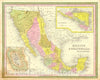 Historic Map : 1834 Mexico & Guatemala : Vintage Wall Art
