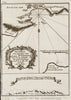 Historical Map, 1747 Grundriss von der Bay der insel St. Vincent Einer von den Eylanden des gruIË†nen Vorgebirges, Vintage Wall Art