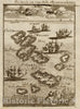 Historical Map, 1685 Isles Du Cap-Verd = Die Inseln von Capo Verde, Vintage Wall Art