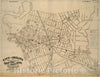 Historical Map, 1892 City of Chelsea with The Location of its Churches, Schools and Principal Industries, Vintage Wall Art