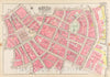 Historical Map, 1902 Atlas of The City of Boston, Boston Proper and Back Bay : Plate 10, Vintage Wall Art